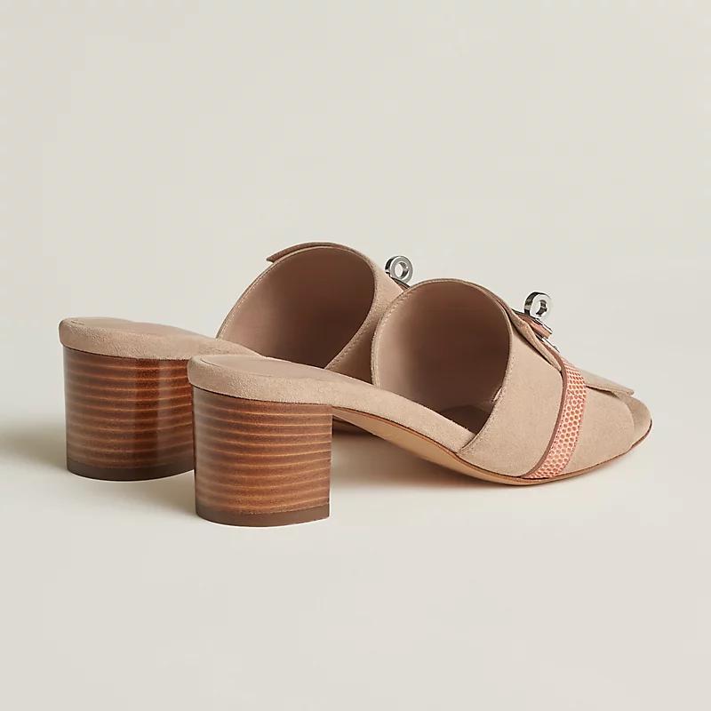 Giày Hermes Gigi 50 Sandal Nữ Be